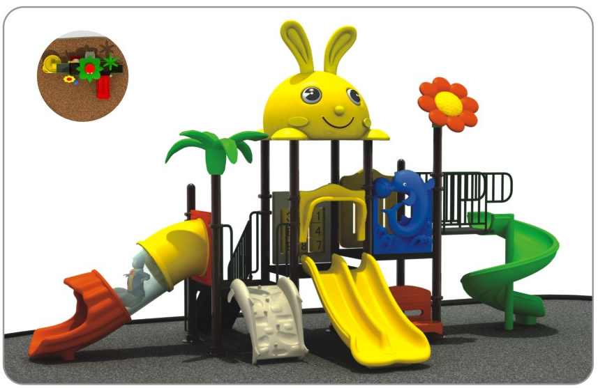 悟空体育儿童卡通滑梯（兔子）